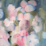 Impressionist still life with flowers, oil on canvas signed and framed