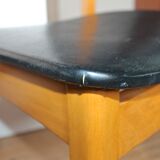 Set of 4 Scandinavian vintage chairs 70's