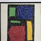 Elie Dayan, Untitled (Vegetal Pattern 1). Mixed media on paper.