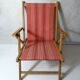 Fauteuil pliant années 50 style transat chilienne