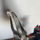 Vintage Murano Sommerso glass bird