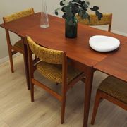 Set of six teak chairs, Danish design, 1970s, production: Denmark