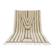 Ecru Moroccan rug with geometric patterns 280cm x 180cm
