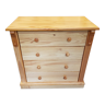 Pine chest of drawers