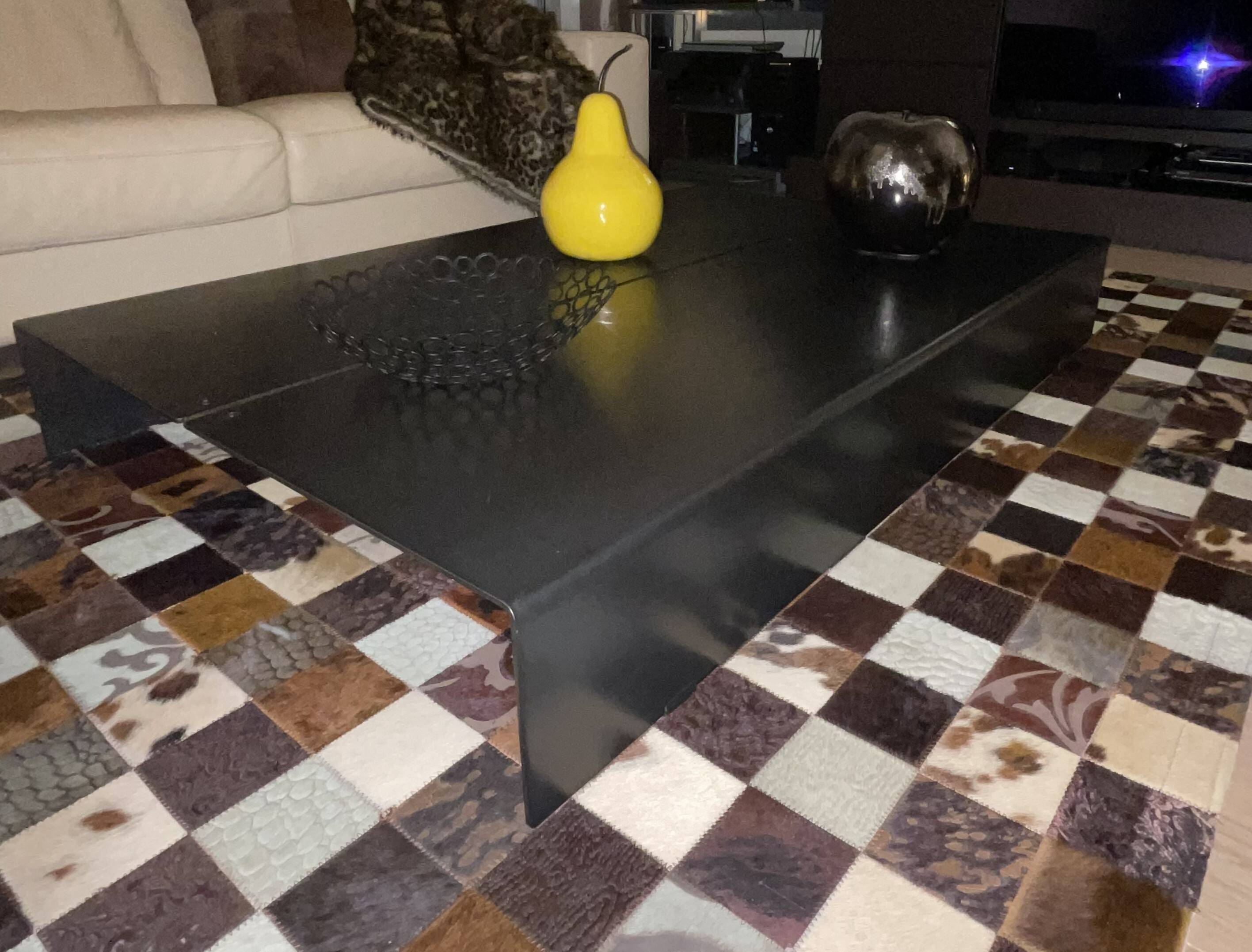 Design steel coffee table (contemporary style)