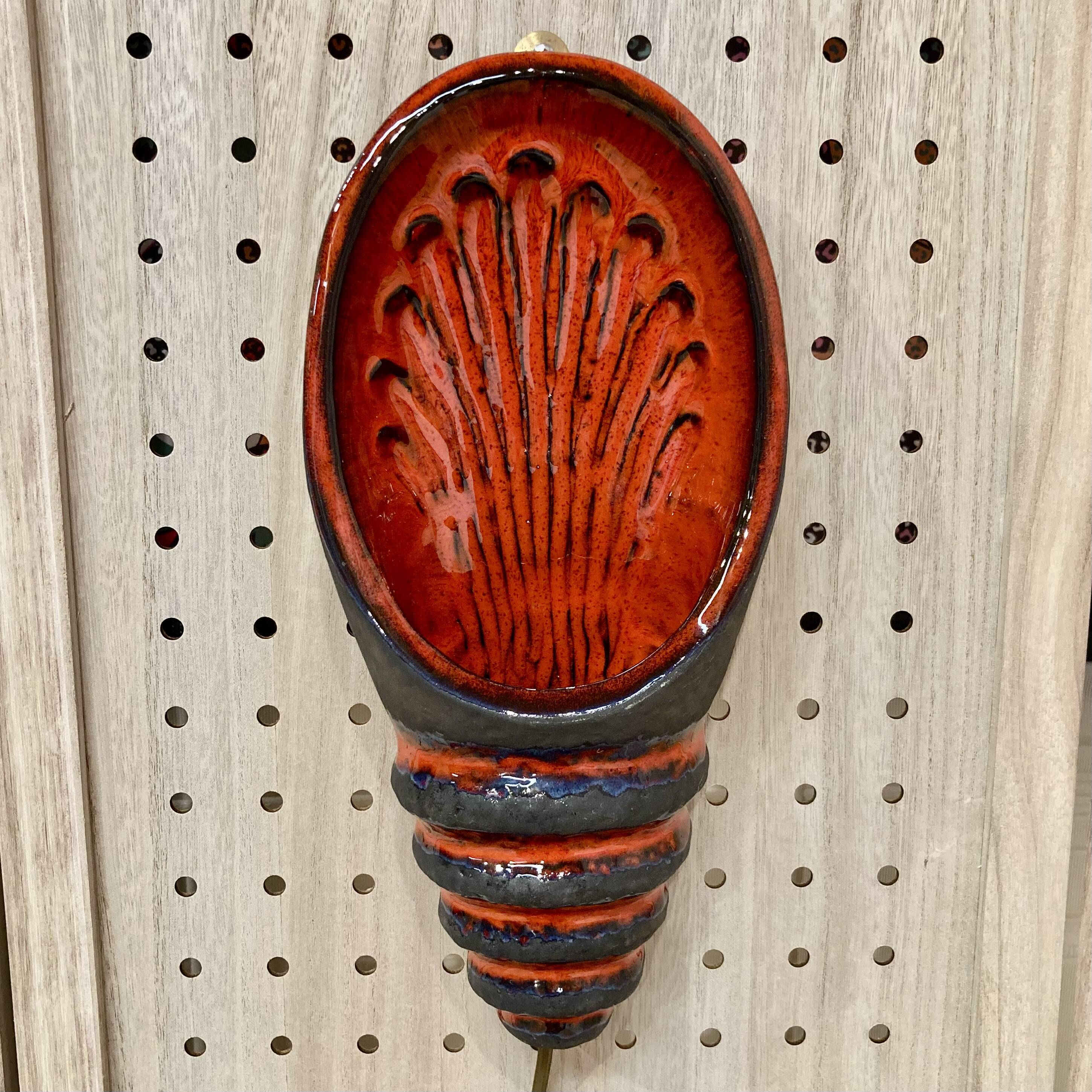 PAIR OF CERAMIC WALL LIGHTS SCANDINAVIAN DESIGN 1960.