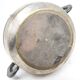 Art Deco sugar bowl, silver-plated brass, tin, Belgium, 1920s