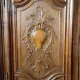 Antique carved solid walnut wardrobe – Louis XIII period