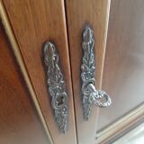 vintage - Small style chest of drawers - Louis XVI marble top with 1 drawer and 2 doors