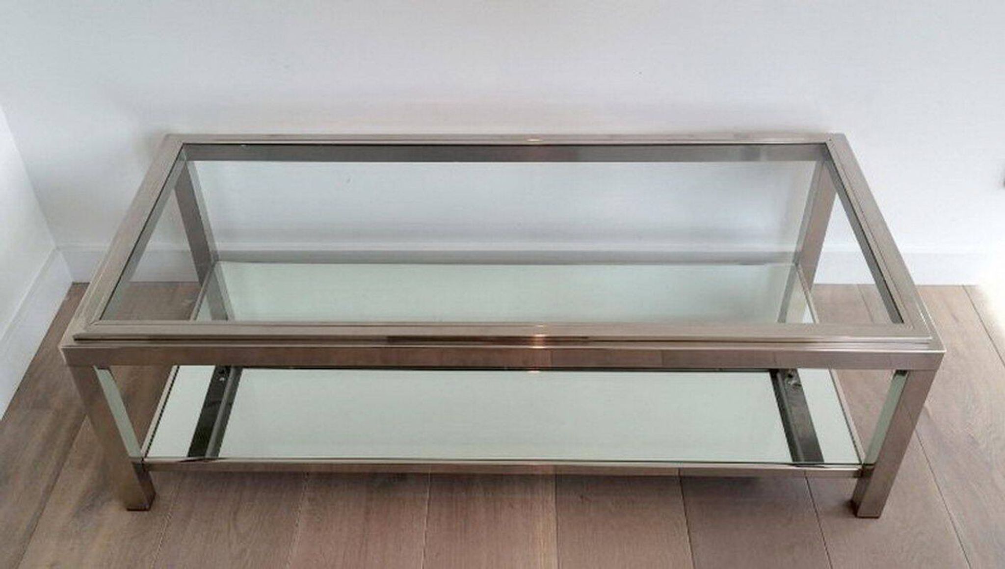 Chrome coffee table