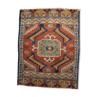 Old rugs Turkish made Yastik hand 54cm X 60 cm