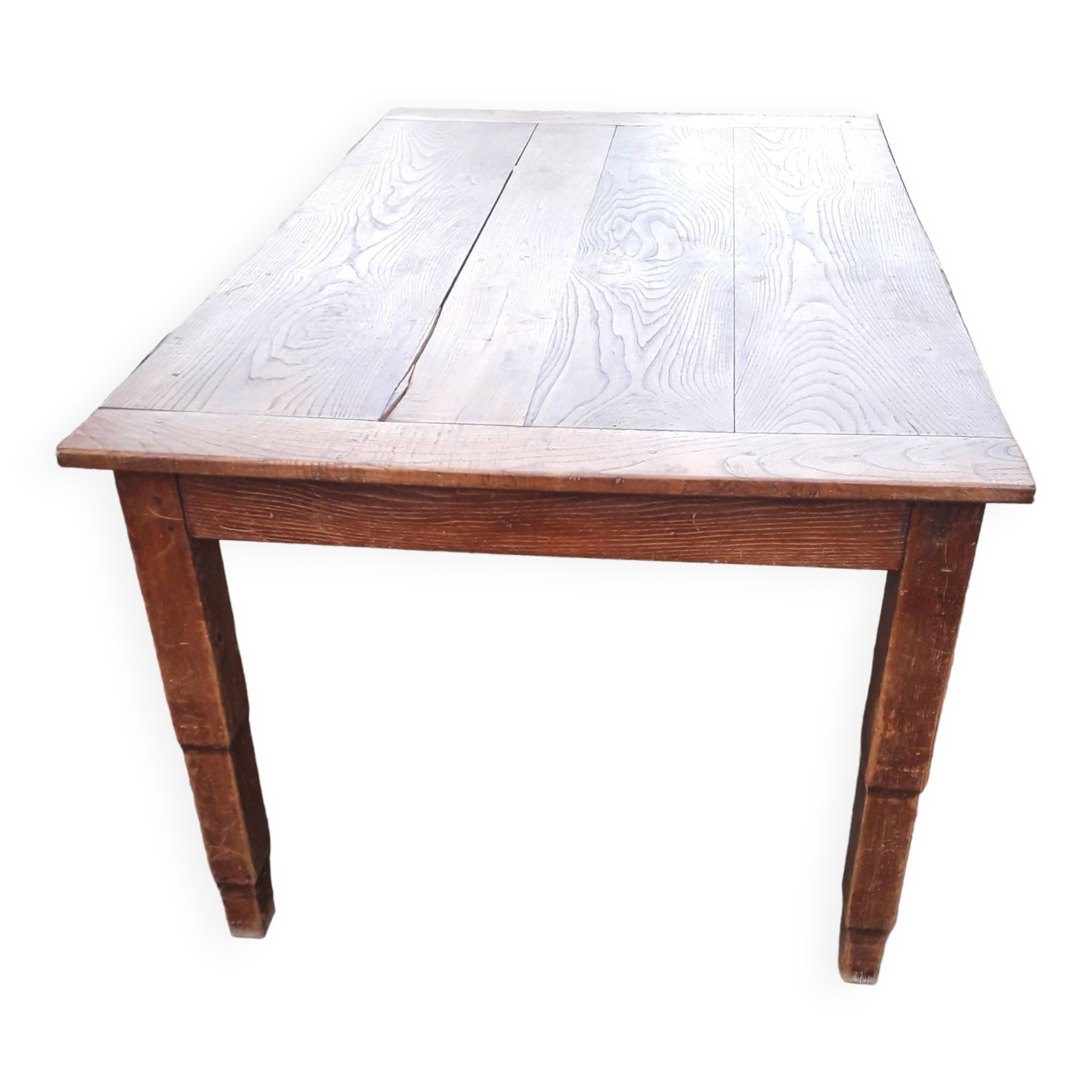 Old wooden table - (farm? Drapery?)