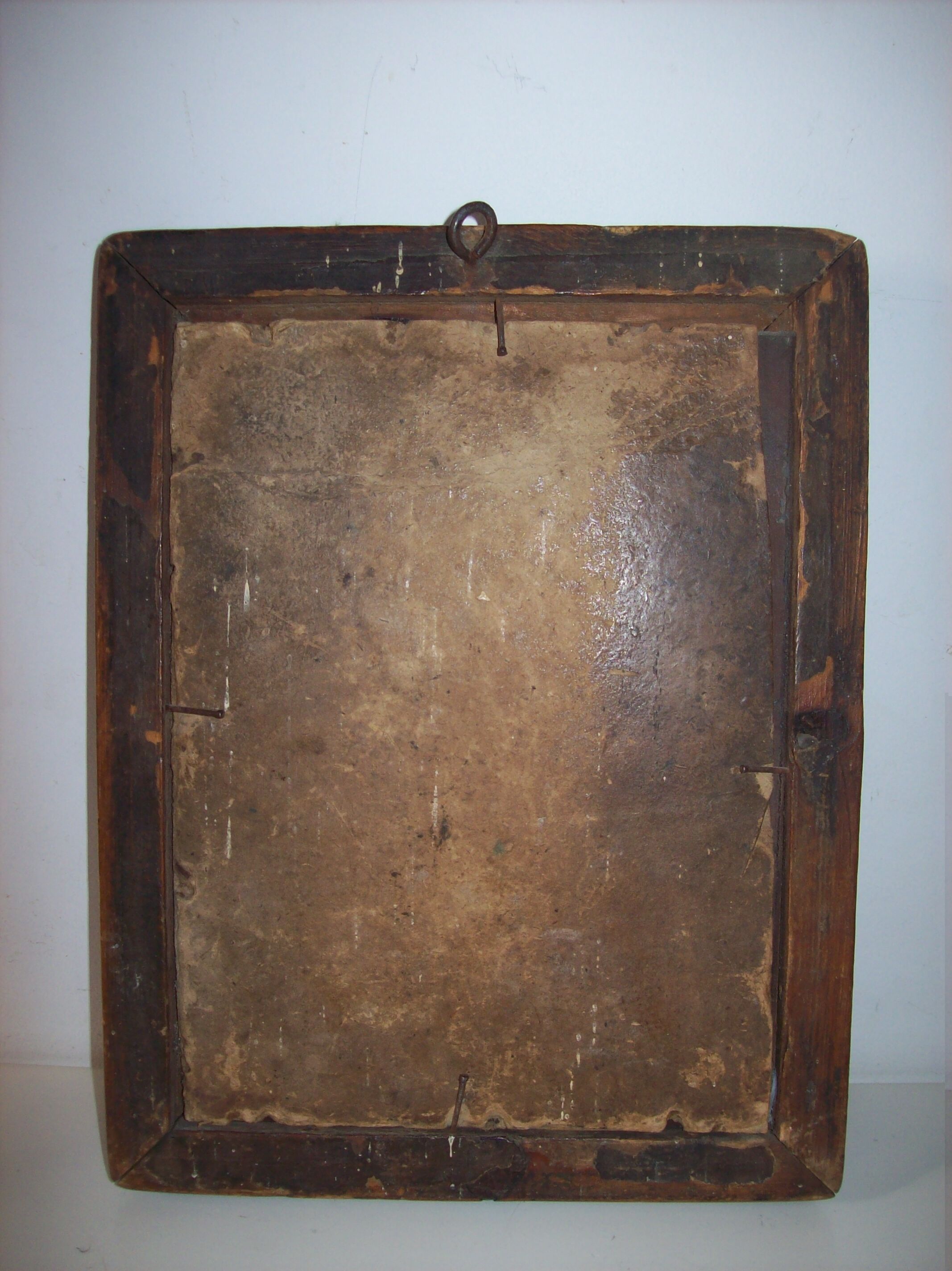 Antique mirror in beveled glass