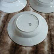 3 assiettes creuses anciennes St Amand et Hamage