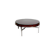 Modernist Coffee Table – Chrome & Exotic Wood – Italy, Circa 1960-1970