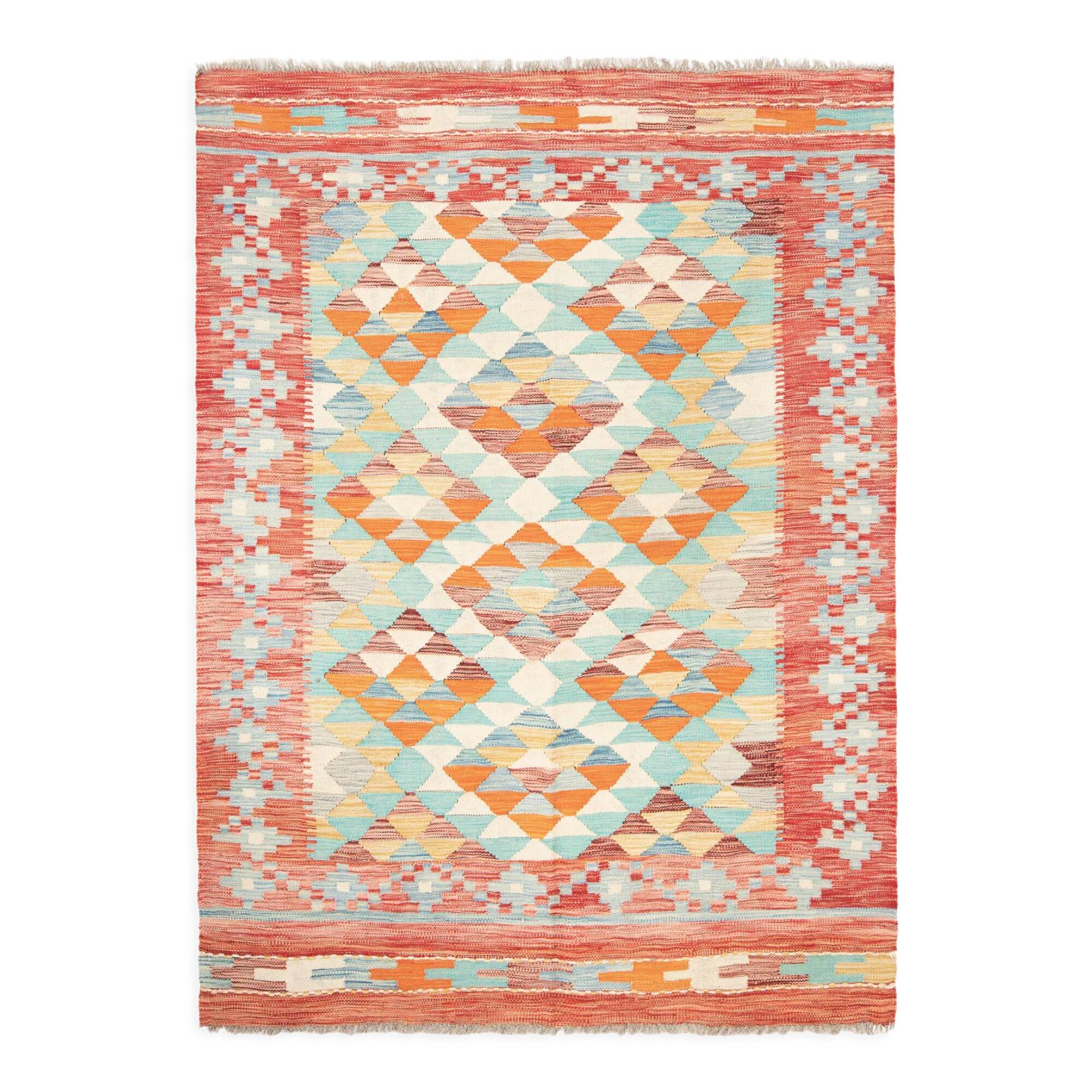 Afghan Pashtun Kilim 197 x 150 cm
