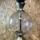 Large vintage lamp See Delmas 1970s glass and metal modern design