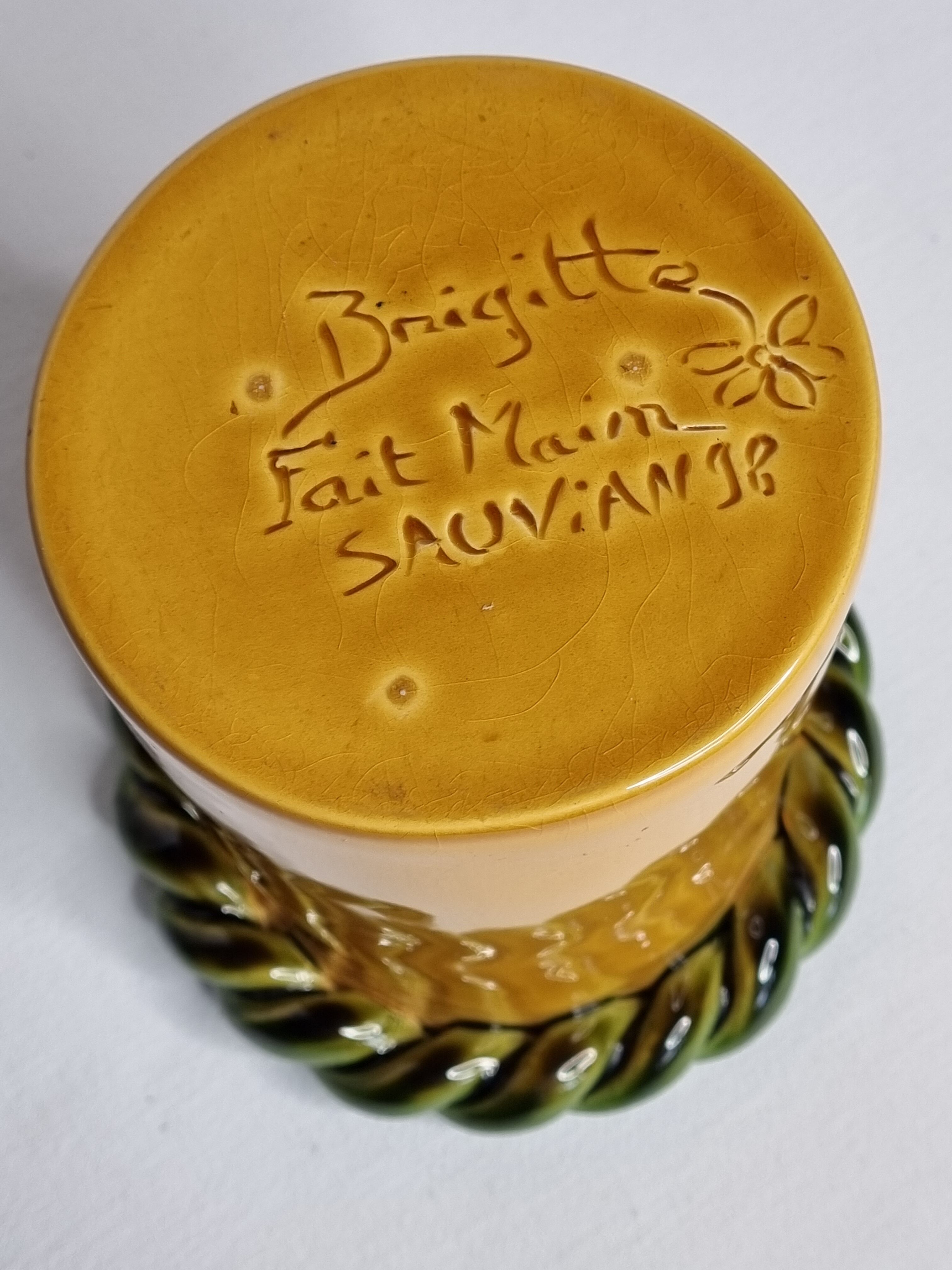 Ceramic cooler by Brigitte Sauvian