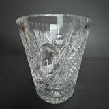 Cut crystal ice bucket