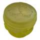 Bonbonnière molded glass . art deco