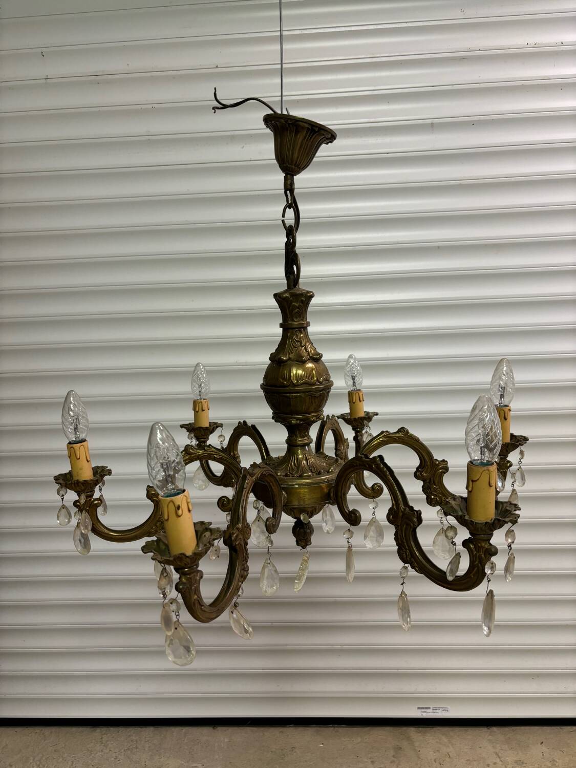 Lustre suspension en bronze