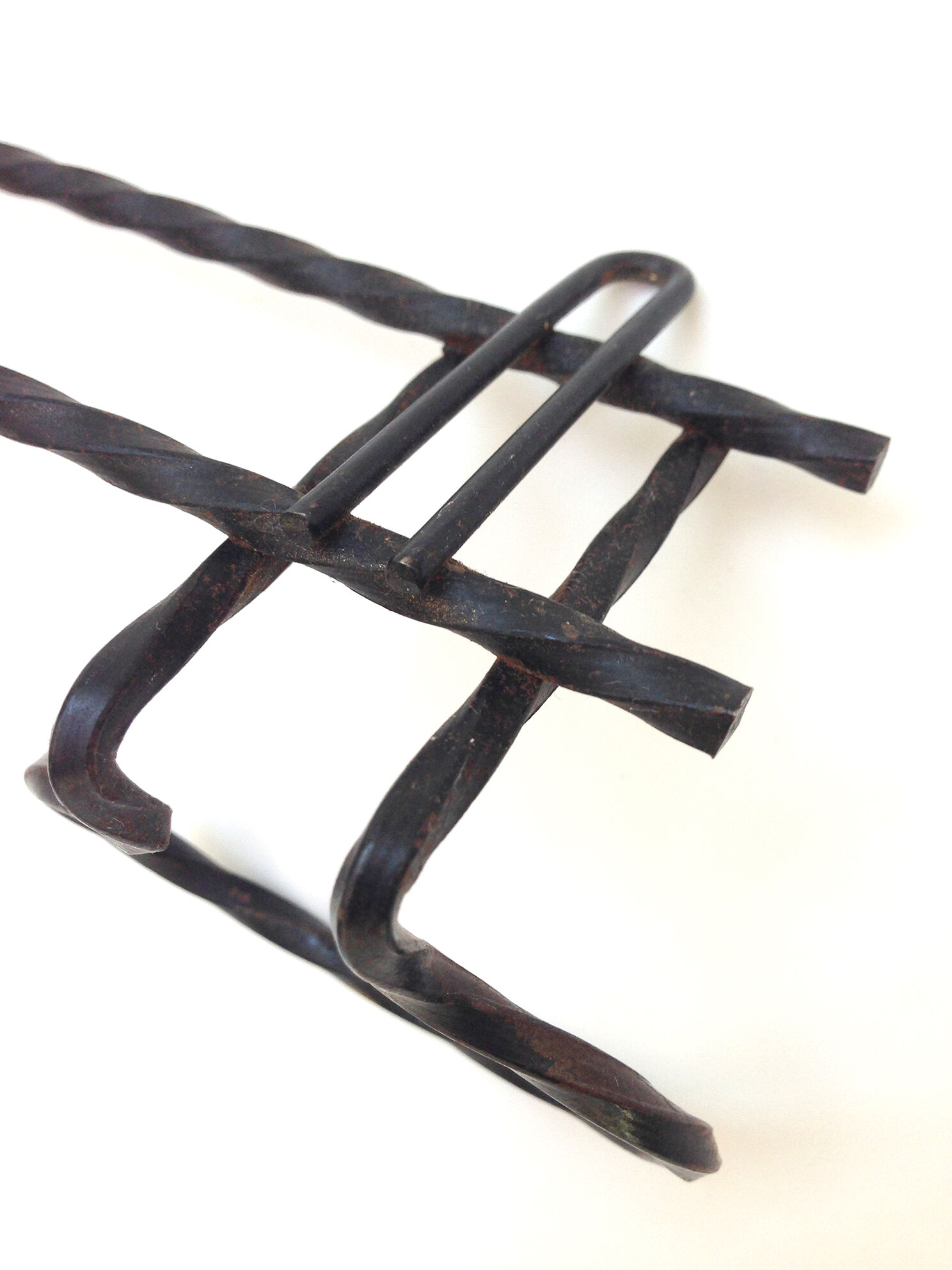 Peg in wrought iron