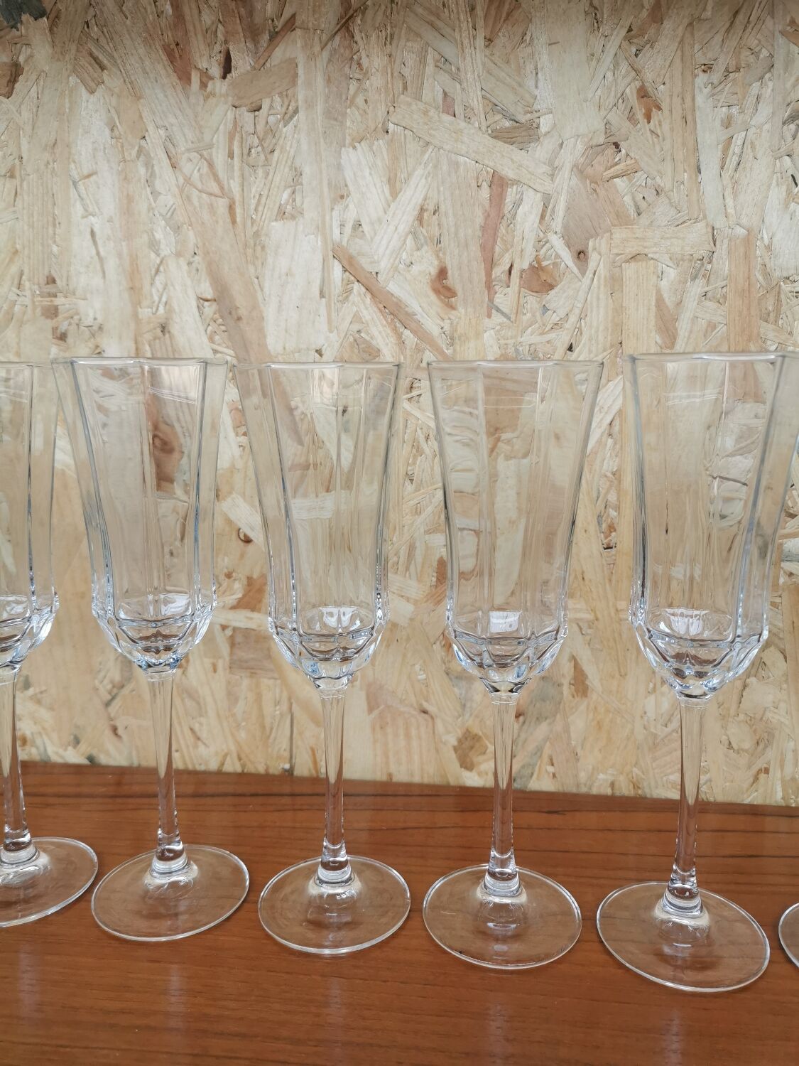 Service de 10 flûtes à Champagne Arcopal