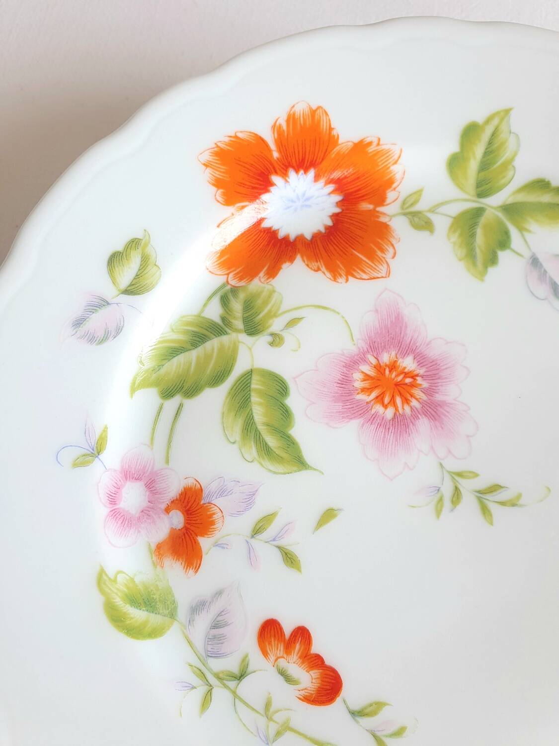 Assiettes à dessert vintage