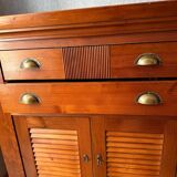 Wooden storage unit