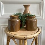 Pair of stoneware pots