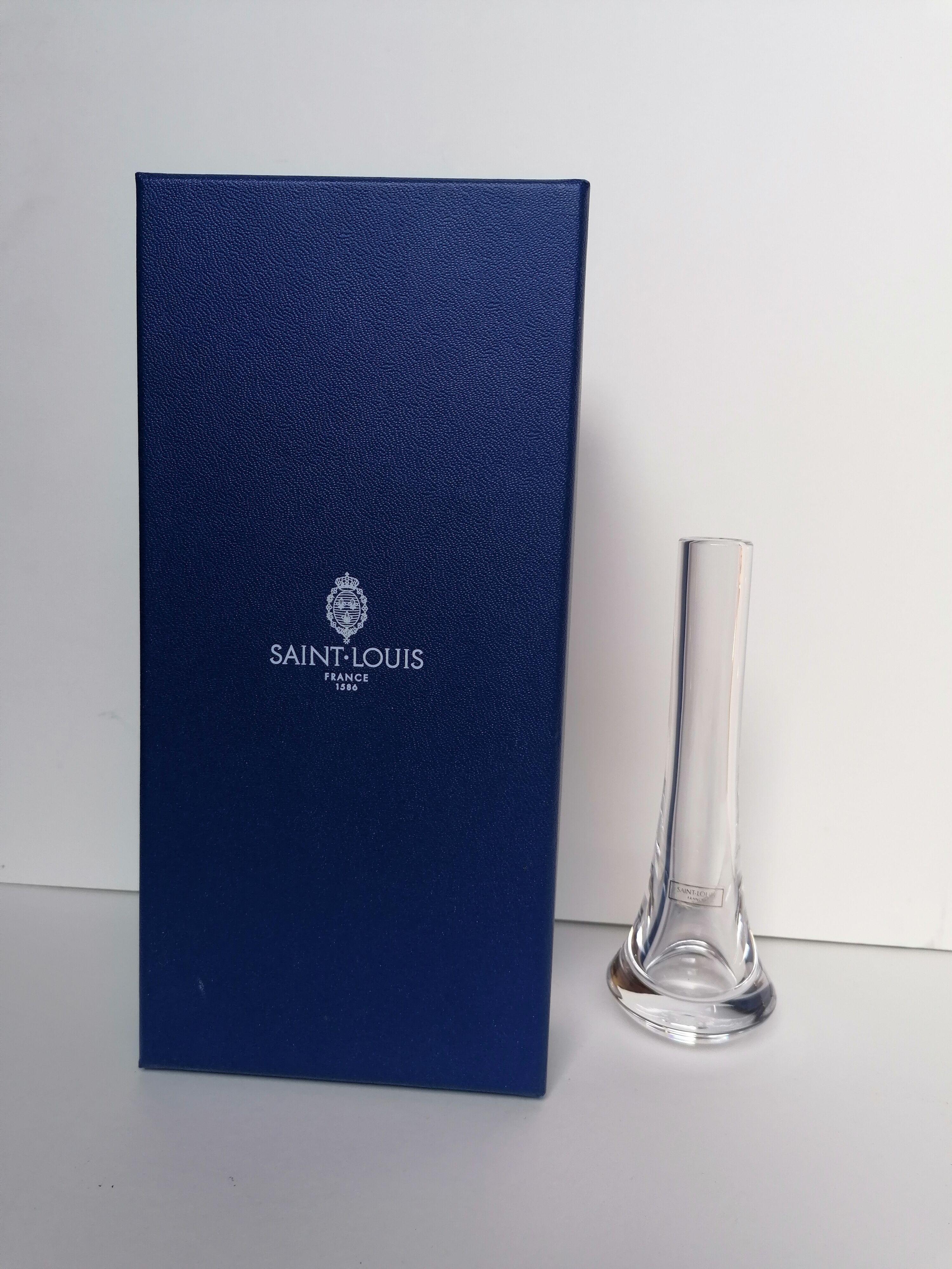 St. Louis crystal soliflore vase