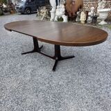 Extensible Baumann table in oak from the 1960s.