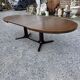 Table Baumann extensible en chêne des années 60