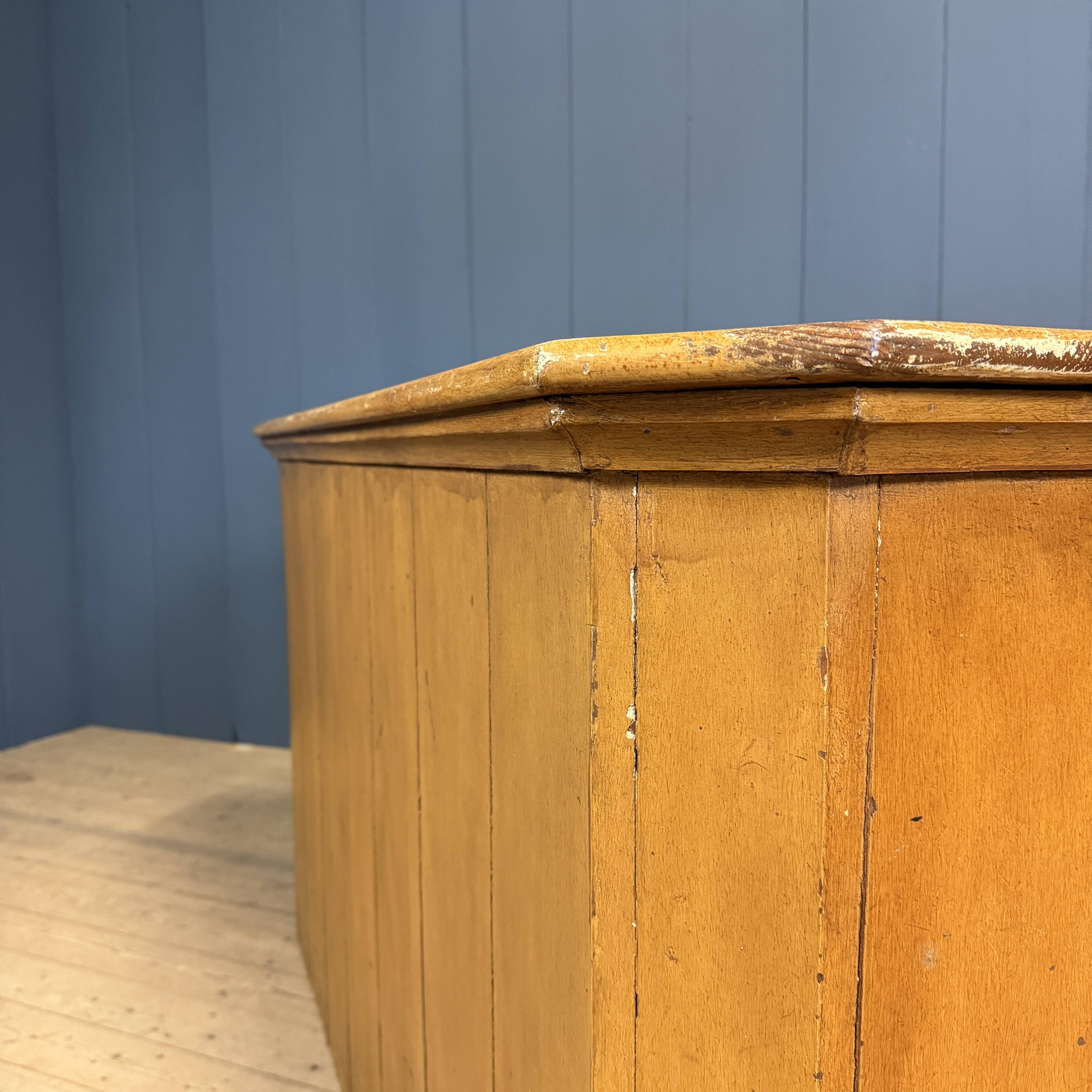 Antique painted Dutch counter