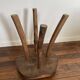 Brutalist Wooden Stool