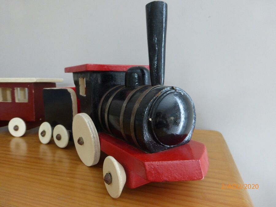 Old wooden train