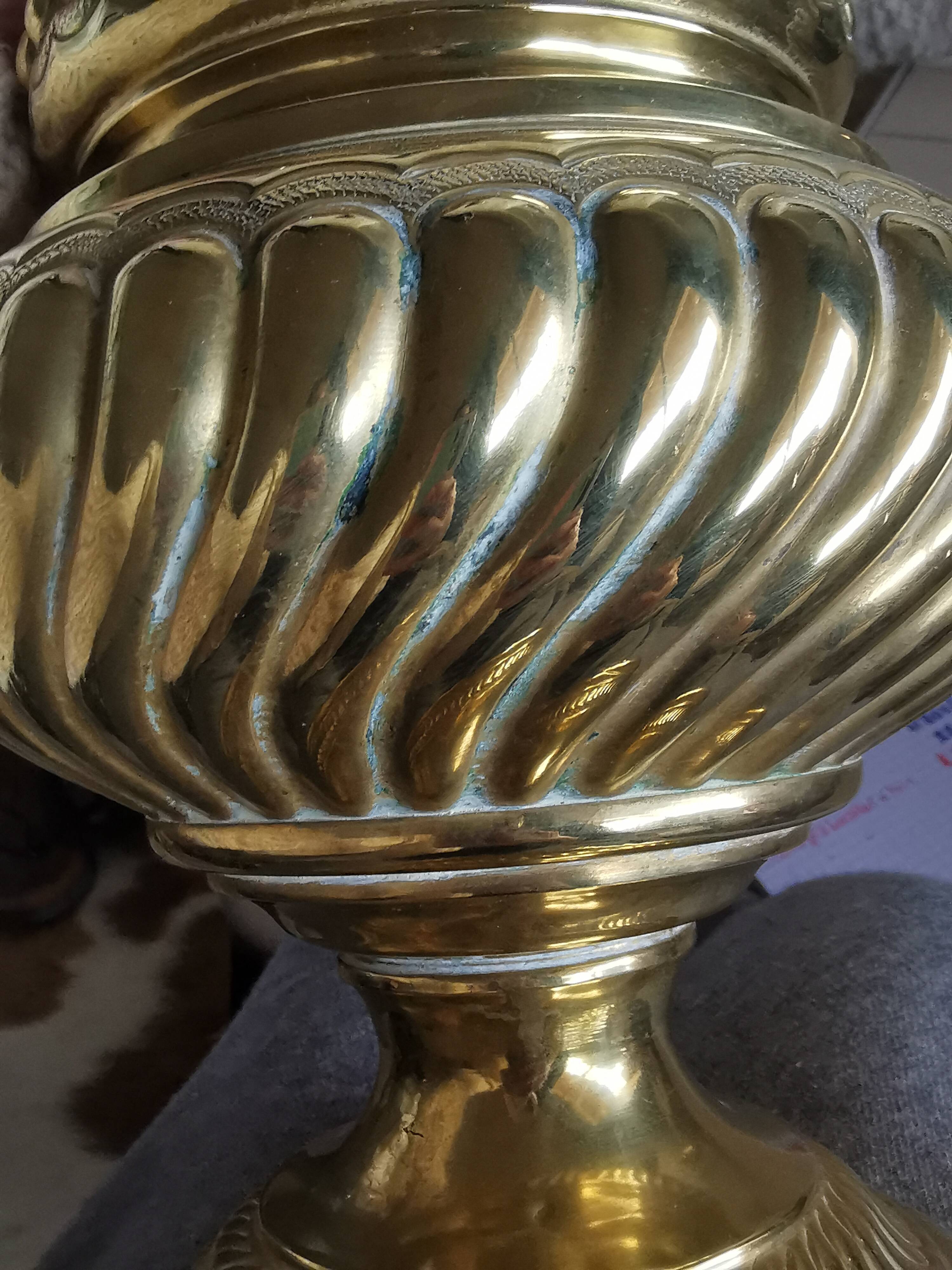 Lampe pétrole orientale laiton brûleur matador