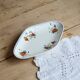 Ravier antique faience Salins - Poppy model