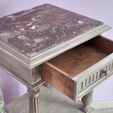 Lacquered bedside table early 20th century