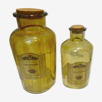 2 bottles vintage eau de toilette J. Giraud fils