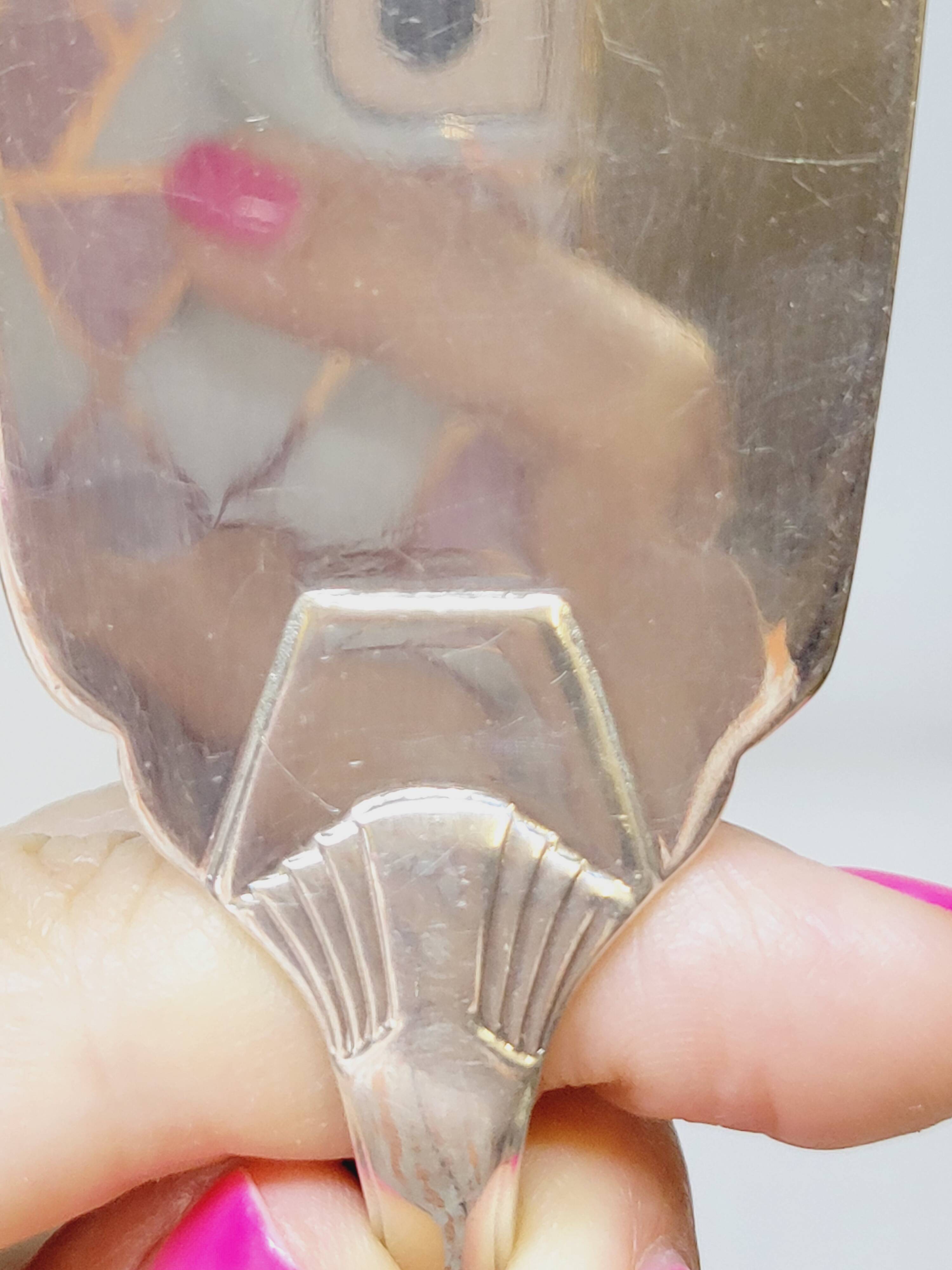 Ercuis Art Deco Silver Metal Fish Serving Cutlery Set