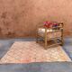 Pink Boujad Moroccan rug - 174 x 147 cm