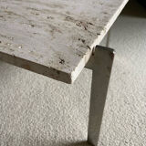 1970 rectangular travertine coffee table