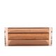 Mail holder in smoked brown plexiglass, 1970s