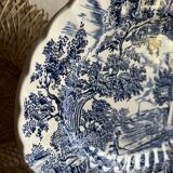 The Hunter Myott Blue Oval Dish