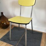 Canary yellow formica chair 70s