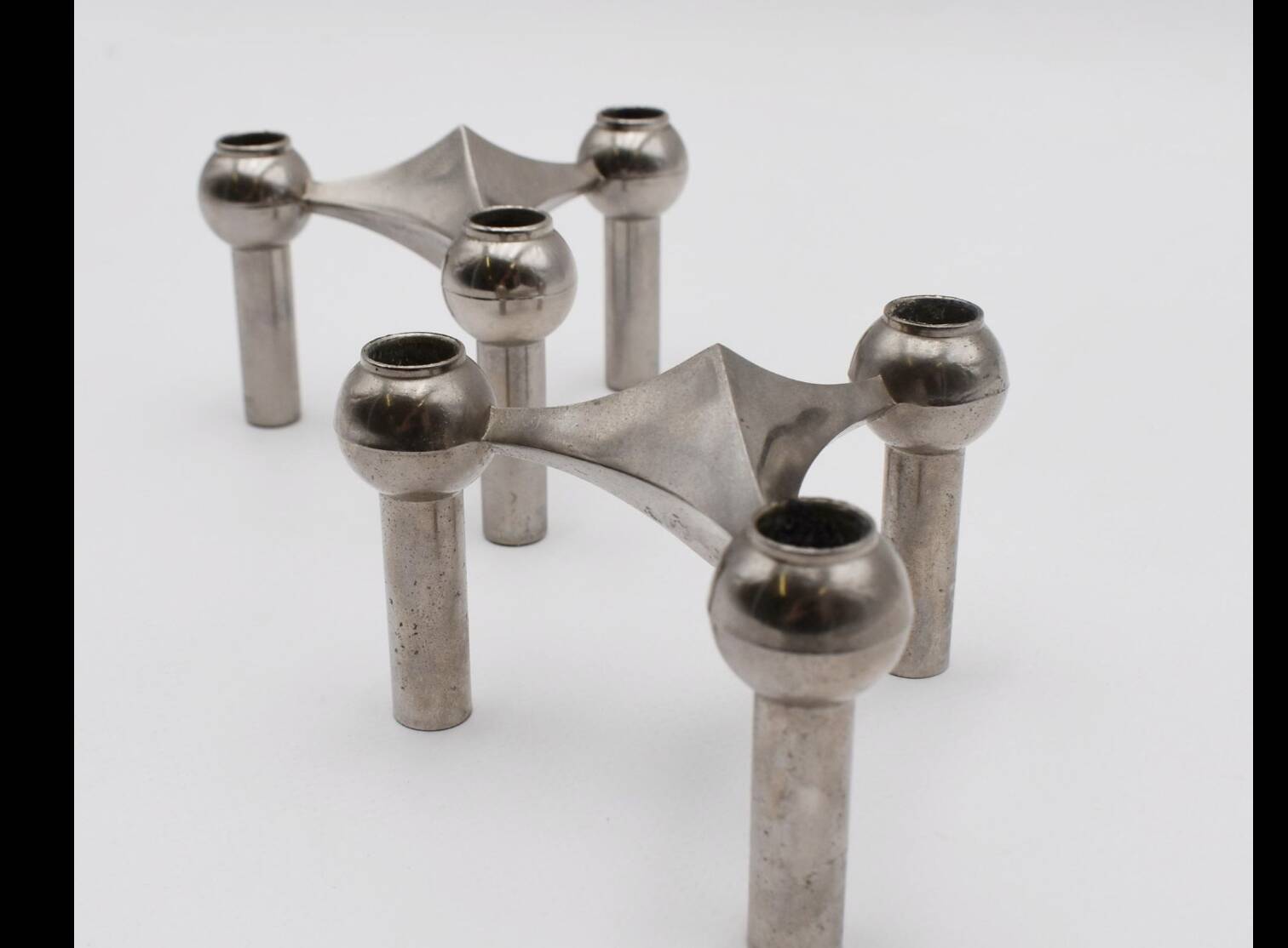 Two candlesticks by Fritz Nagel