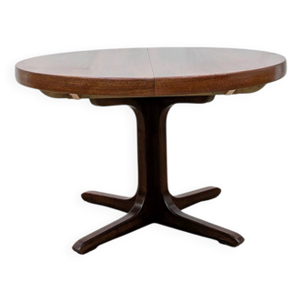 Round rosewood dining table