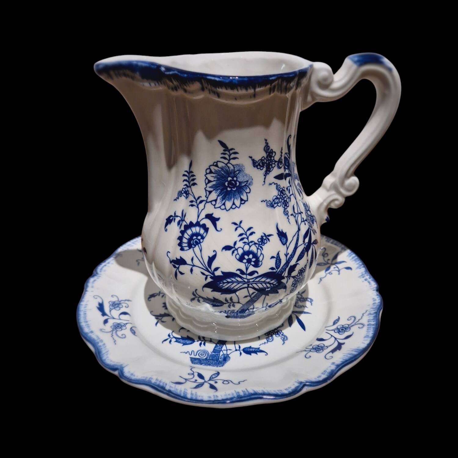 Lancaster Vintage "Sarreguemines" Pitcher/Plate