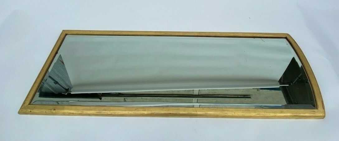 Rectangular mirror dore bevel 1960 47x135cm